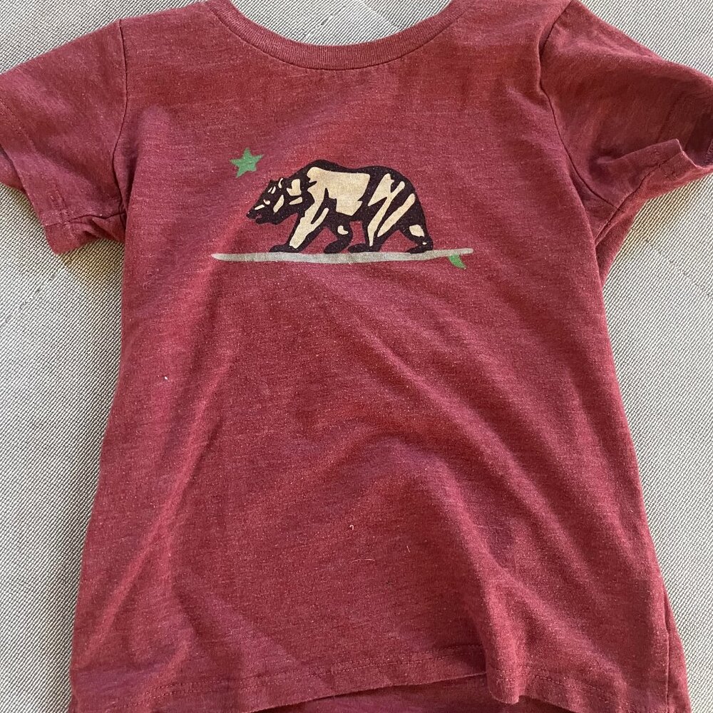 Kids Red California Shirt